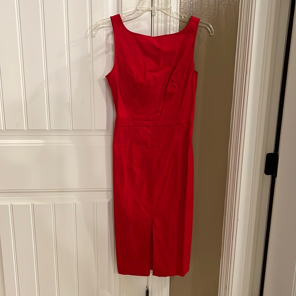 Express Red Stretchy Sheath Dress, size 3/4.